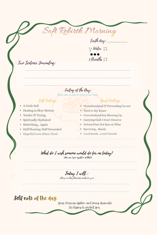 The Soft Rebirth Journal