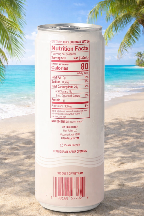 Ciao Bella Premium Coconut Water – 100% Pure Hydration | 12-Pack (11.2 fl oz Cans)