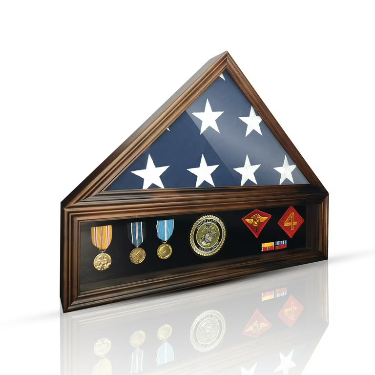 Burial Flag Display