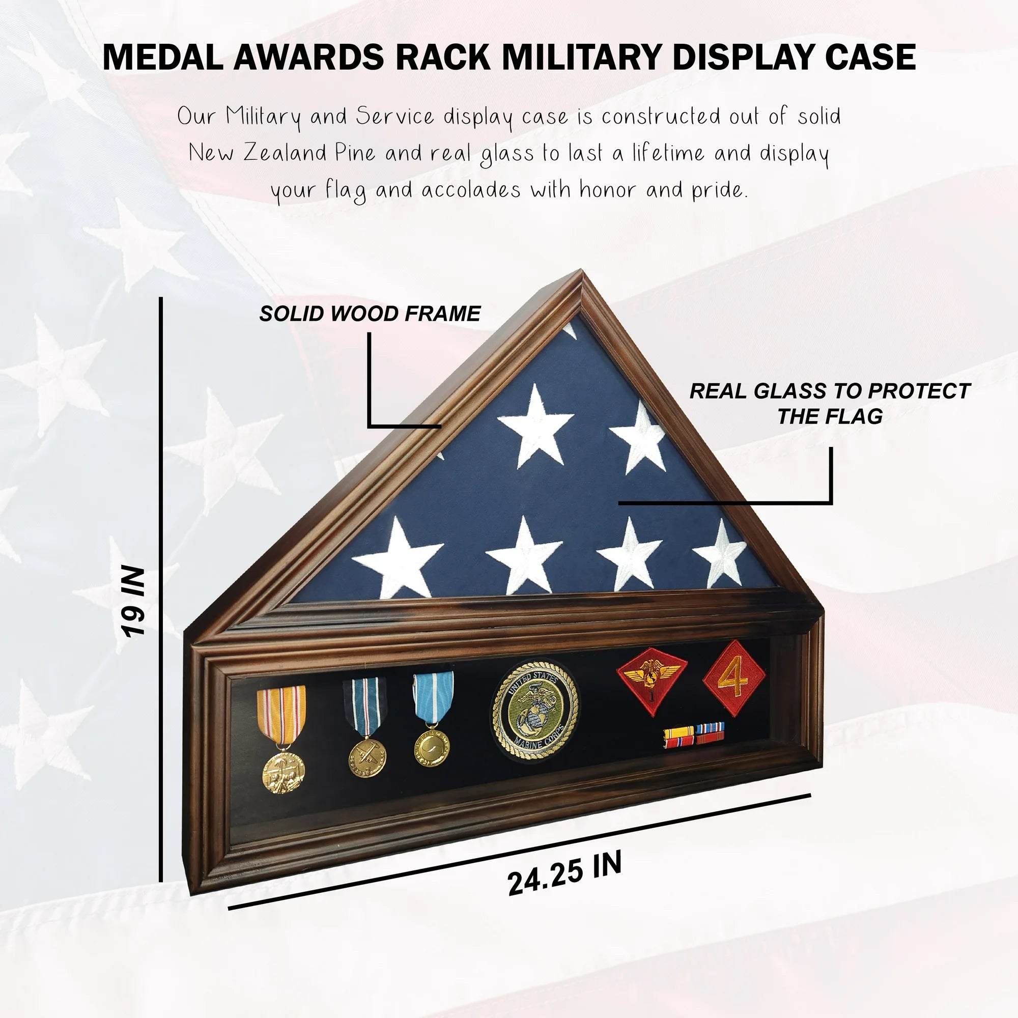 Burial Flag Display